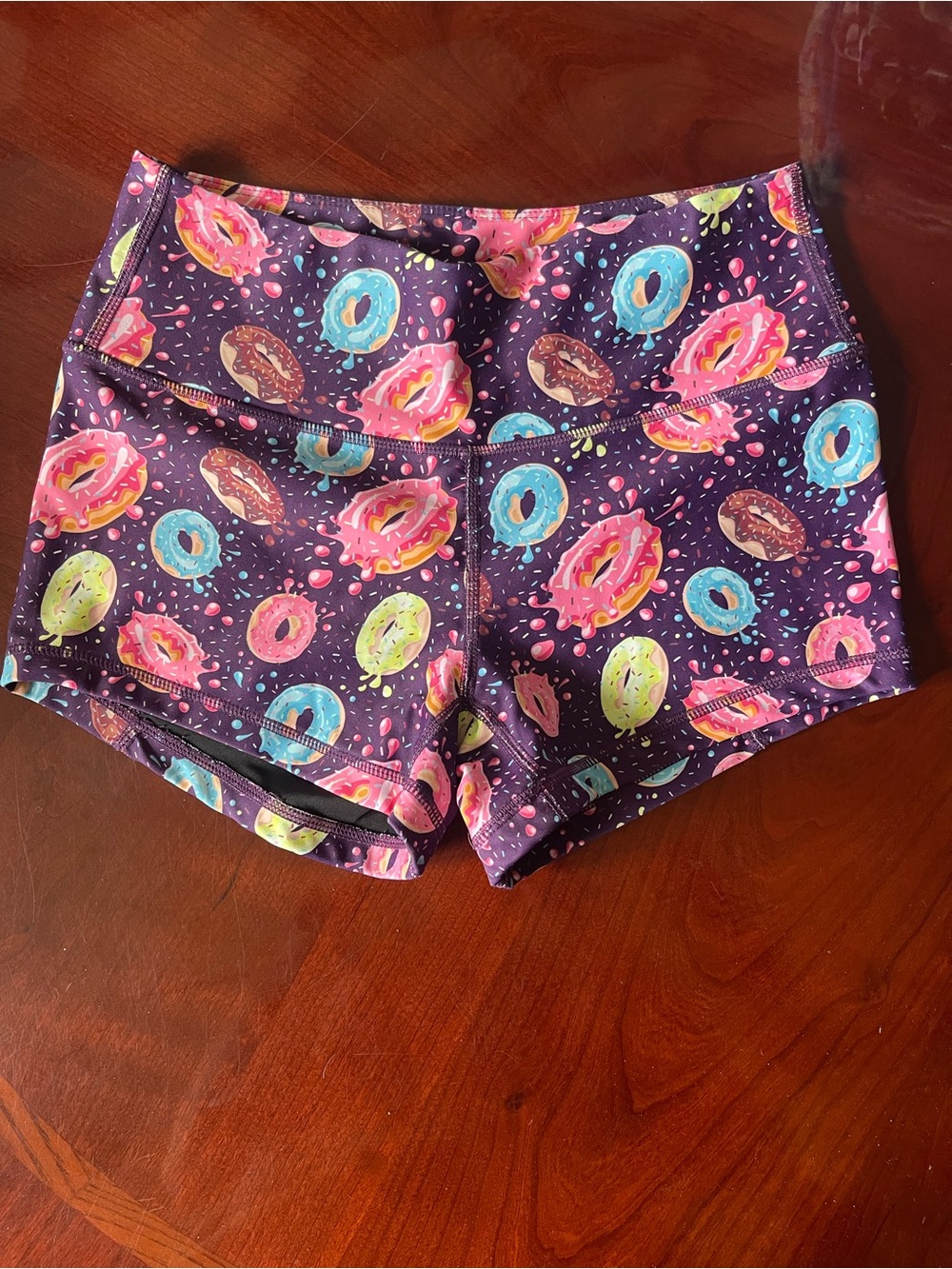 KFTbrand Donut-Print Shorts